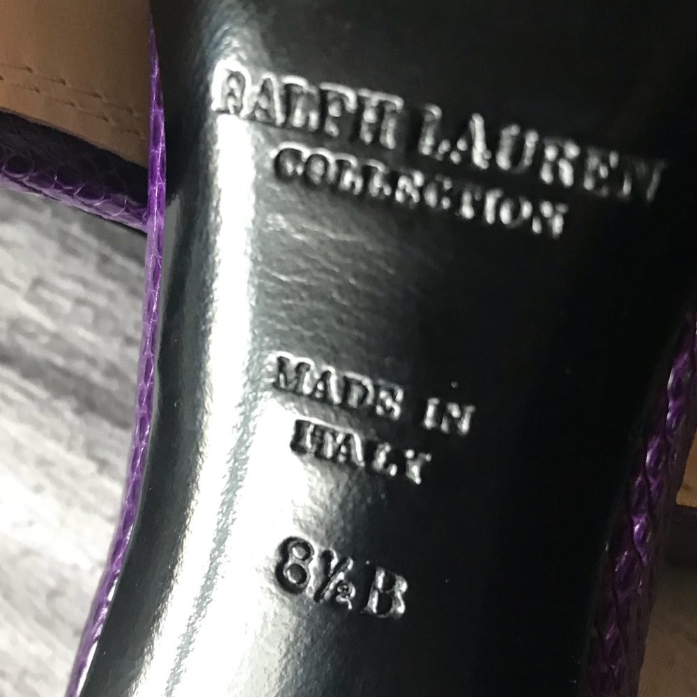 Purple Ralph Lauren Heels - Picture 7 of 7